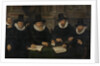 Four Regents and the ‘House Father’ of the Amsterdam Lepers’ Asylum by Werner van den Valckert