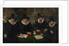 Four Regents and the ‘House Father’ of the Amsterdam Lepers’ Asylum by Werner van den Valckert