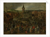 Market Day in a Flemish Town by Sebastiaan Vrancx