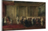 Reception of Cornelis Hop as Ambassador of the States General to the Court of Louis XV, 24 July 1719 by Louis-Michel Dumesnil