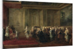 Reception of Cornelis Hop as Ambassador of the States General to the Court of Louis XV, 24 July 1719 by Louis-Michel Dumesnil