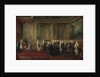 Reception of Cornelis Hop as Ambassador of the States General to the Court of Louis XV, 24 July 1719 by Louis-Michel Dumesnil
