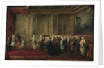 Reception of Cornelis Hop as Ambassador of the States General to the Court of Louis XV, 24 July 1719 by Louis-Michel Dumesnil