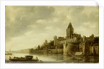 View of the Valkhof at Nijmegen, The Netherlands by Frans de Hulst
