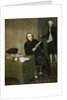 Portrait of the Haarlem Notary Wernerus Köhne with his Clerk Jan Bosch, The Netherlands by Wybrand Hendriks