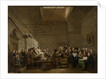 The Drawing Gallery of the Felix Meritis Society by Adriaan de Lelie