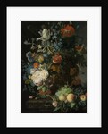 Still Life with Flowers and Fruit by Jan van Huysum