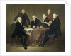 The Four Regents, the Secretary and the House Father of the Lepers' House of Amsterdam, 1773 by Jacobus Luberti Augustini