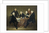 The Four Regents, the Secretary and the House Father of the Lepers' House of Amsterdam, 1773 by Jacobus Luberti Augustini