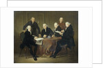 The Four Regents, the Secretary and the House Father of the Lepers' House of Amsterdam, 1773 by Jacobus Luberti Augustini