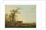 Meadow Landscape with Animals by Jacob van Strij