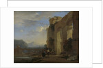 Muleteers beside an Italian Ruin by Jan Asselijn