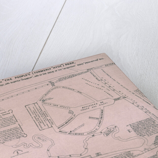 Plan of Hyde Park by Anonymous