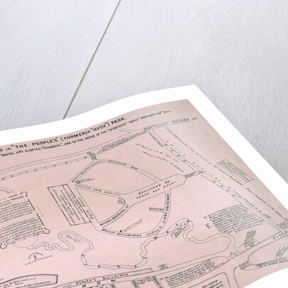Plan of Hyde Park by Anonymous