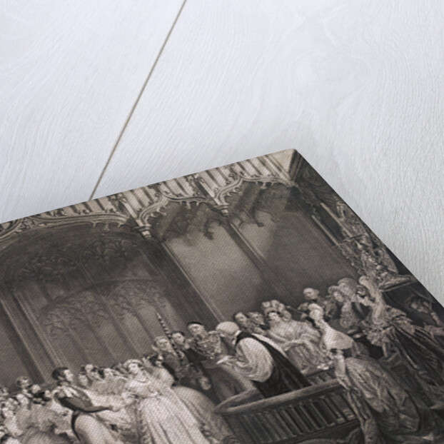 Queen Victoria and Prince Albert's marriage in St James's Palace, London by Anonymous