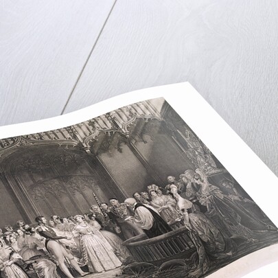 Queen Victoria and Prince Albert's marriage in St James's Palace, London by Anonymous