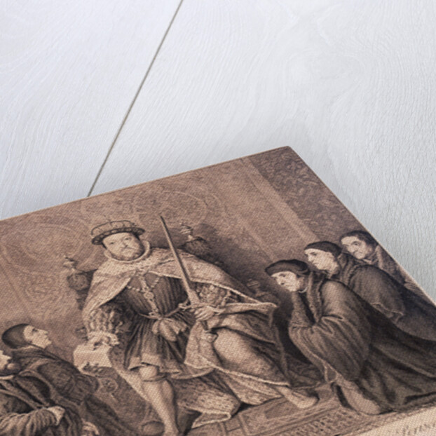 King Henry VIII surrounded by kneeling figures by Bernard Baron