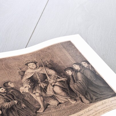 King Henry VIII surrounded by kneeling figures by Bernard Baron