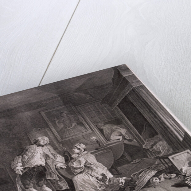 Marriage a la mode, Plate V by Simon François Ravenet