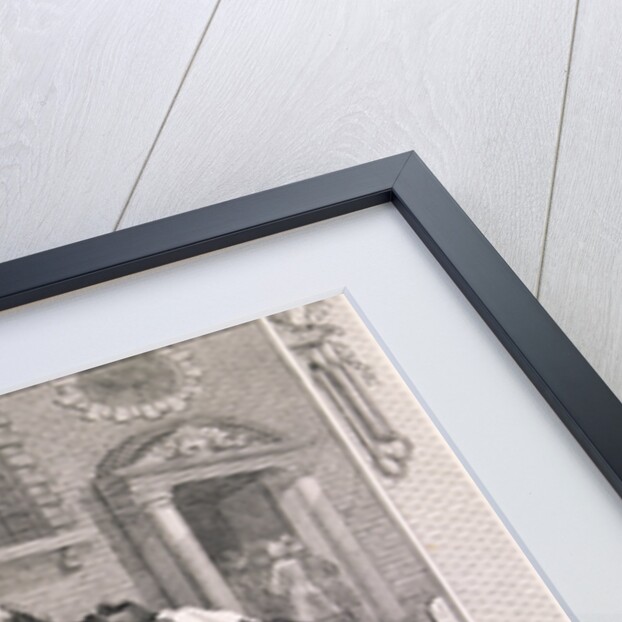 The idle 'prentice at play in the church yard...', plate III of Industry and Idleness 1747 by William Hogarth