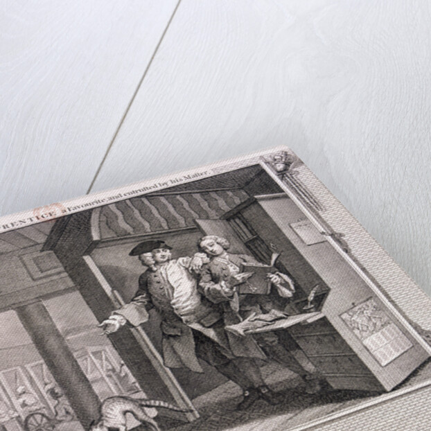 The industrious apprentice a favourite..., plate IV of Industry and Idleness by William Hogarth