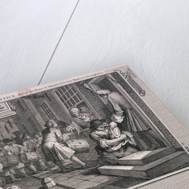 The industrious 'prentice...married...', plate VI of Industry and Idleness by William Hogarth