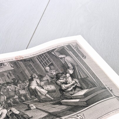 The industrious 'prentice...married...', plate VI of Industry and Idleness by William Hogarth