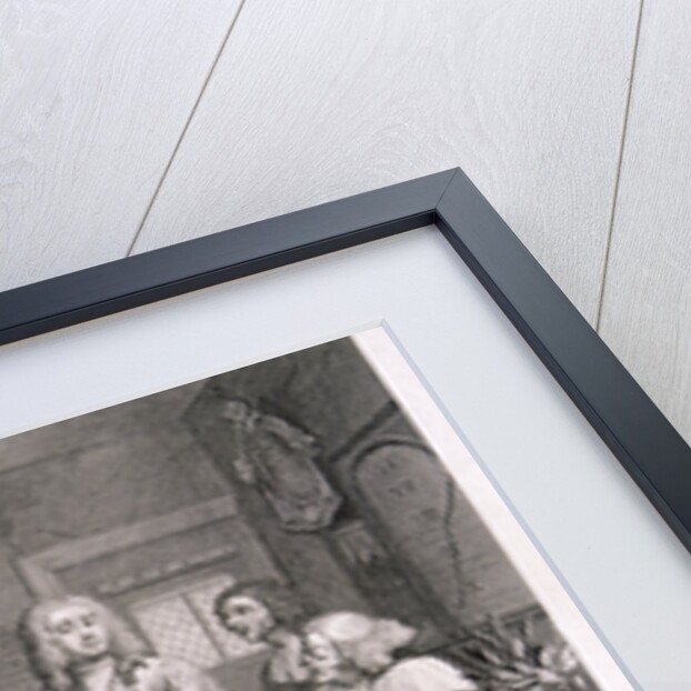 A Rake's Progress; plate V of VIII by William Hogarth