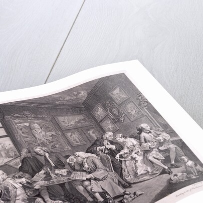 Marriage a la mode; plate I by Gérard Jean-Baptiste Scotin