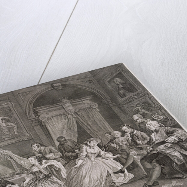 Marriage a la Mode; plate IV by Simon François Ravenet