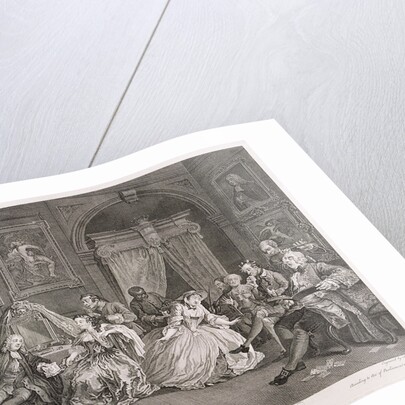 Marriage a la Mode; plate IV by Simon François Ravenet