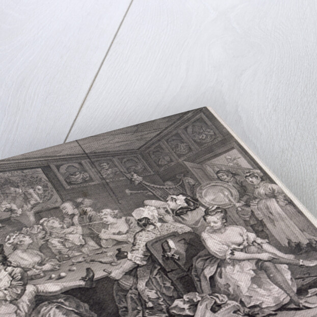 A Rake's Progress, plate III of VIII by William Hogarth