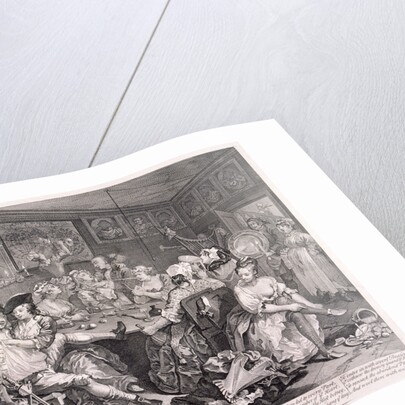 A Rake's Progress, plate III of VIII by William Hogarth