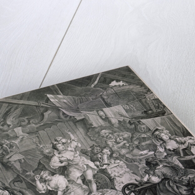 Strolling actresses dressing in a barn by William Hogarth