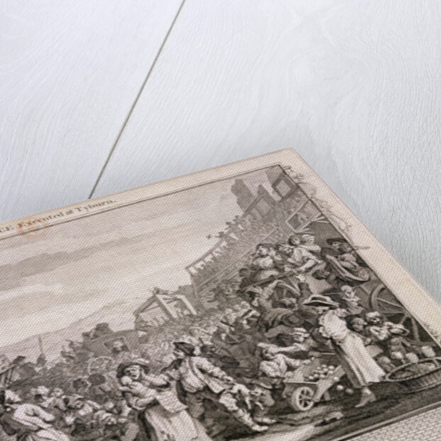 The idle 'prentice executed at Tyburn', plate XI of Industry and Idleness by William Hogarth