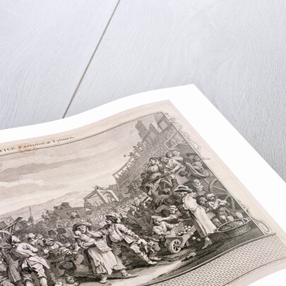 The idle 'prentice executed at Tyburn', plate XI of Industry and Idleness by William Hogarth