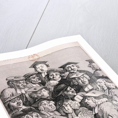 Scholars at a lecture by William Hogarth