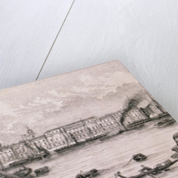 London from the River Thames, 1844 by Frank Vizetelly