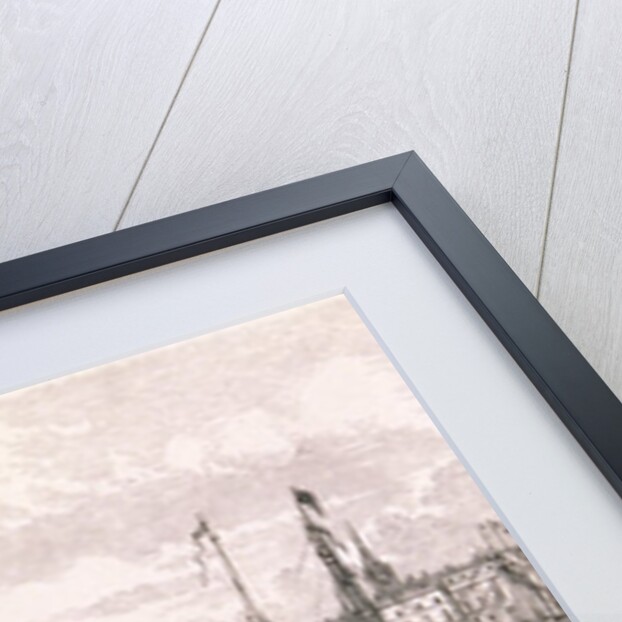 London from the River Thames, 1844 by Frank Vizetelly