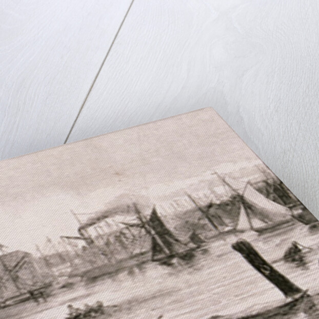 London from the River Thames, 1844 by Frank Vizetelly