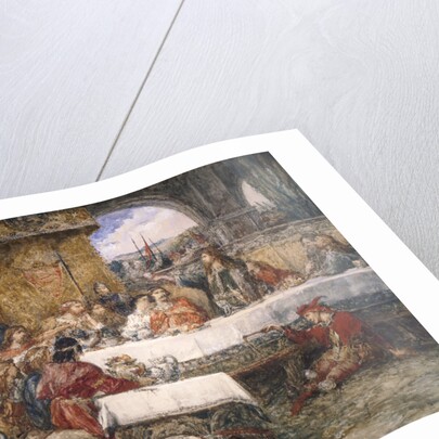 Cedric's Toast by Sir John Gilbert