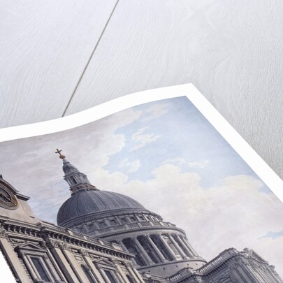 South side of St Paul's Cathedral, London by James Malton