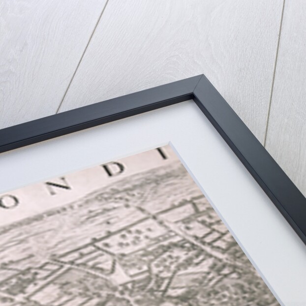 Map of London by George Vertue