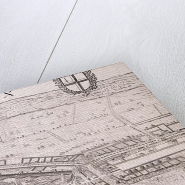 Map of London by George Vertue