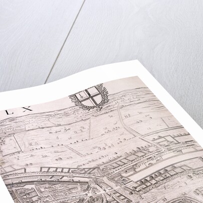 Map of London by George Vertue