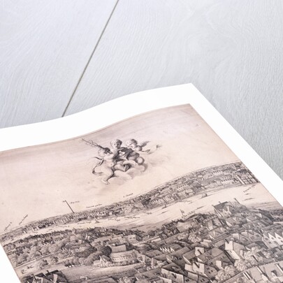 Panoramic view of London by Wenceslaus Hollar