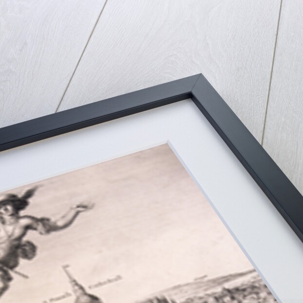 Panoramic view of London by Wenceslaus Hollar