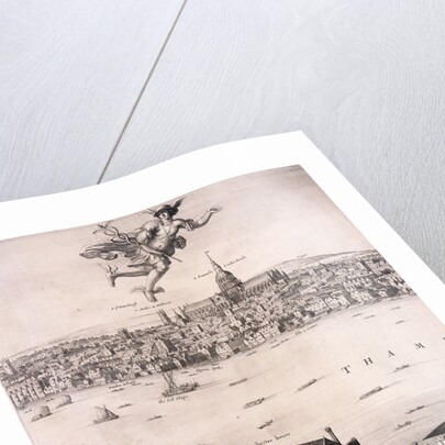 Panoramic view of London by Wenceslaus Hollar