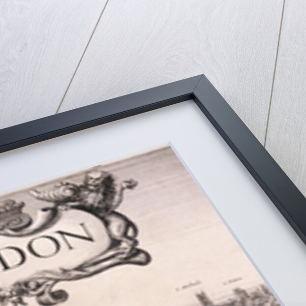 Panoramic view of London by Wenceslaus Hollar