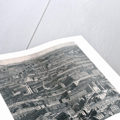 Panoramic view of London by Johannes Kip